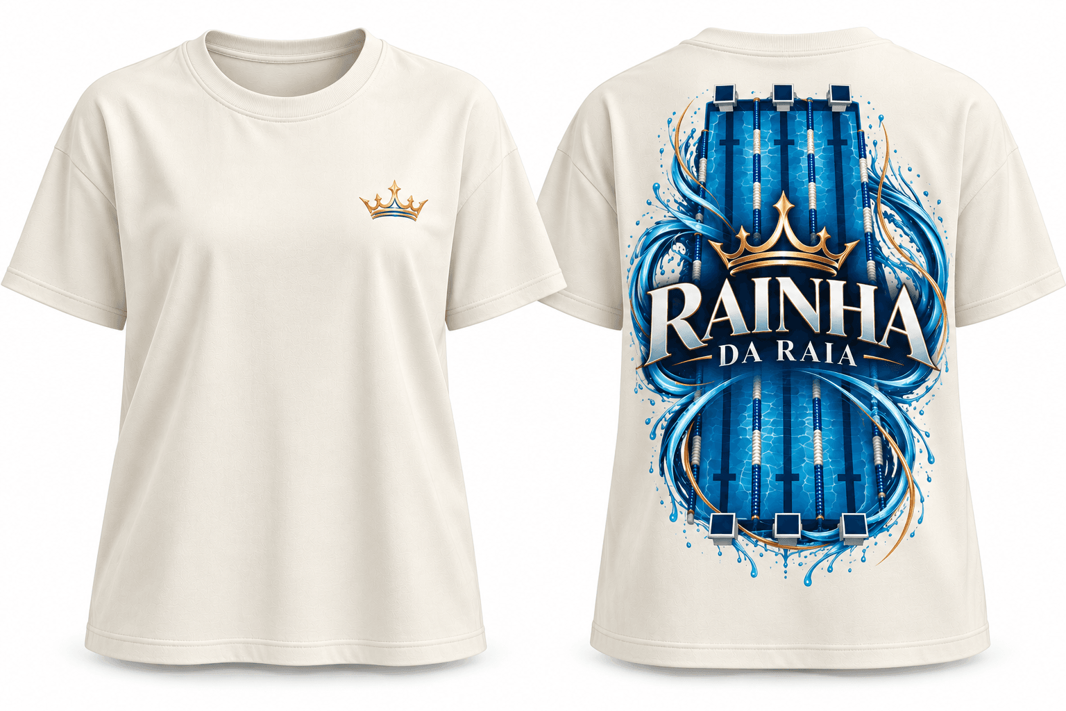 Camiseta Rainha da Raia Laiza Ribeiro